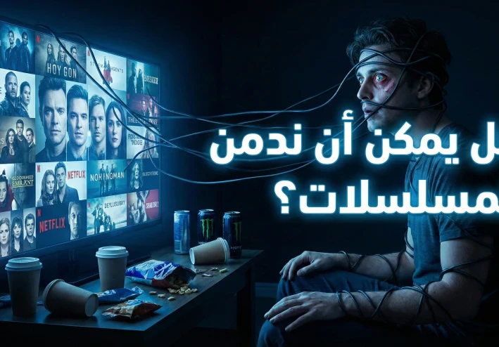هل يمكن أن ندمن المسلسلات حقاً؟ سيكولوجية "المشاهدة الشرهة" وتأثيرها الخفي على الدماغ .