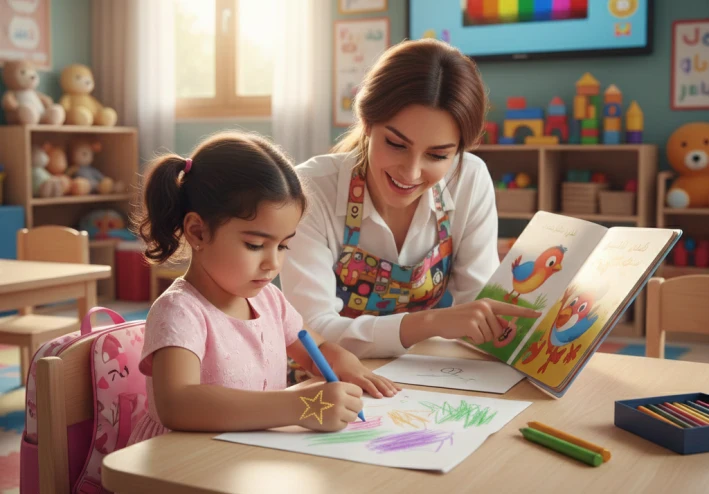 رهف.. وعالم الألوان السحرى