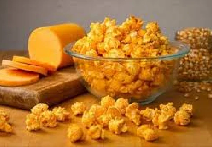 🍿🧀 فشار جبن شيدر  - وجبة خفيفة بطعم غني لا يُقاوم