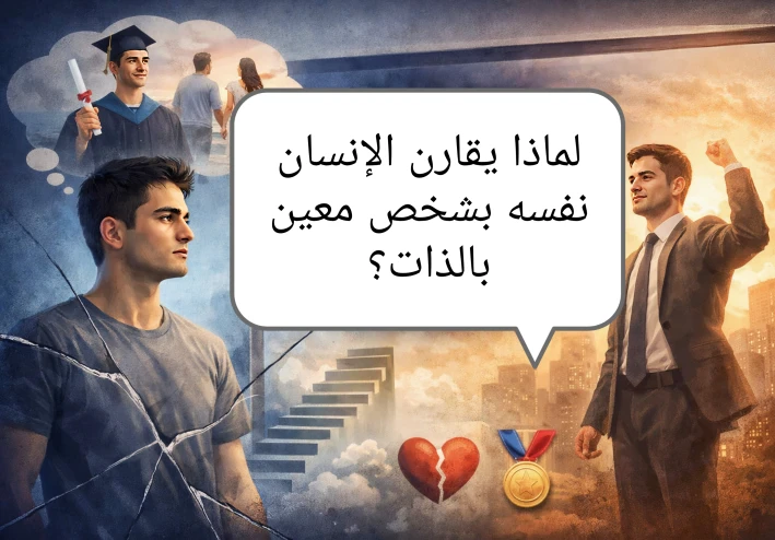 لماذا دائما نقارن أنفسنا بشخص واحد فقط؟ تفسير نفسي علمي يكشف ما يحدث داخل العقل البشري