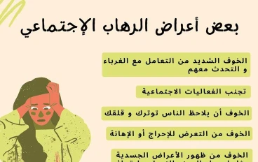 الرهاب الاجتماعي هو خوف شديد ومستمر من المواقف الاجتماعية،