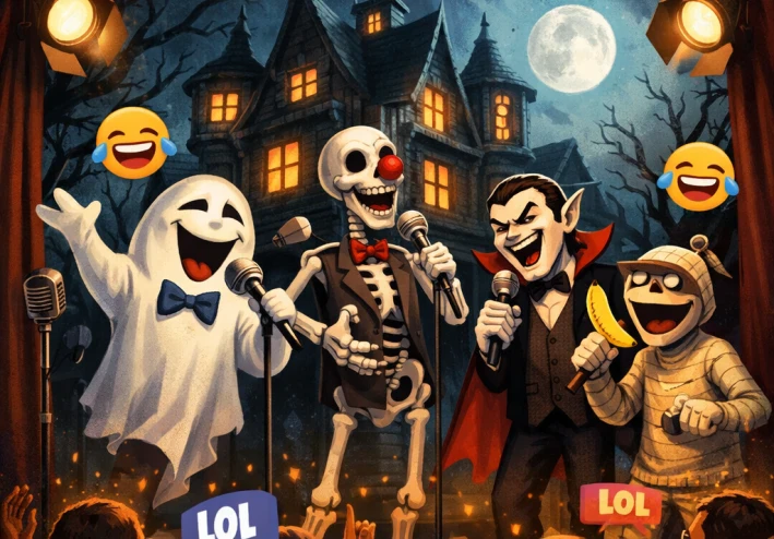 لما الرعب قرر يشتغل كوميدي