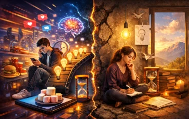 الإشباع الفوري وتأثيره على الصبر والإبداع: كيف يحوّل عالم السرعة لحظاتنا… ويغير جوهر إبداعنا؟