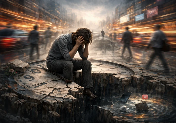 الذات المُرهَقة في عصر التسارع: كيف نفقد العمق ونفقد المعنى في حياتنا اليومية؟
