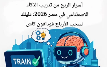 أسرار الربح من تدريب الذكاء الاصطناعي في مصر 2026: دليلك لسحب الأرباح فودافون كاش