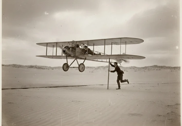 حلم التحليق: رحلة بناء أول طائرة في التاريخ