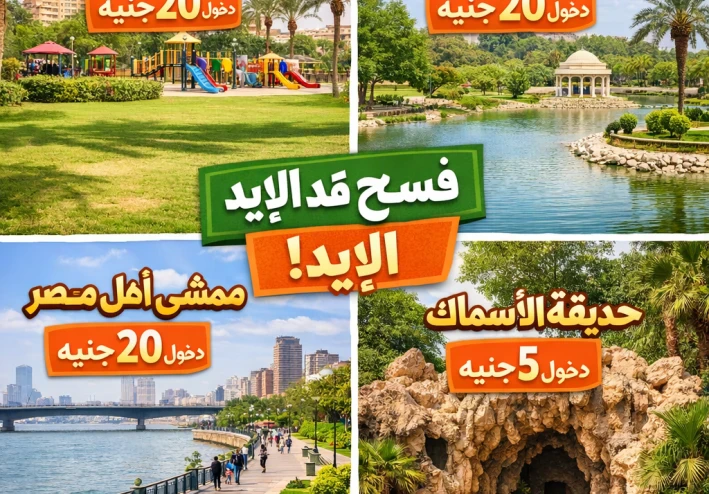 فُسحة بـ 20 جنيه بس؟.. قائمة بأماكن خروج في مصر "على قد الإيد" والمتعة خيالية