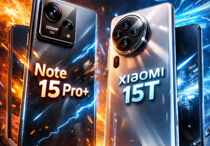 "وحوش شاومي لعام 2026: هل يكتسح Redmi Note 15 Pro+ و Xiaomi 15T الأسواق؟"