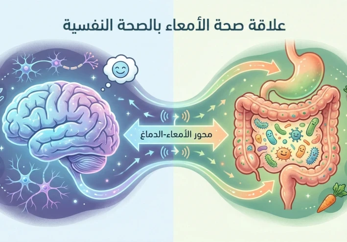 علاقة صحة الأمعاء بالصحة النفسية: دليل عملي للممارس والمرضى