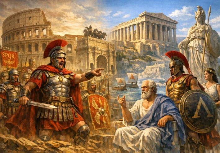 تاريخ الرومان و الاغريق