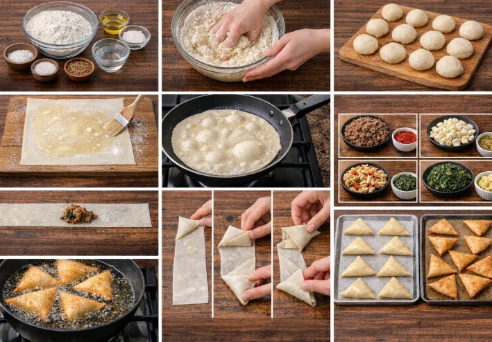 طريقة عمل السمبوسة في المنزل