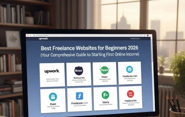 أفضل مواقع العمل الحر للمبتدئين 2026 (دليل شامل لبدء أول دخل أونلاين)