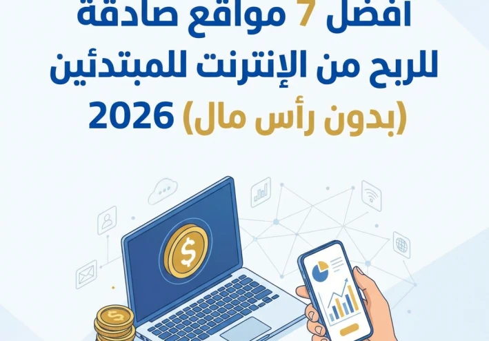 أفضل 7 مواقع صادقة للربح من الإنترنت للمبتدئين (بدون رأس مال)