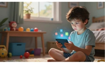 "كيف يؤثر الهاتف المحمول على صحة طفلك؟ دليل شامل للمخاطر والحلول"