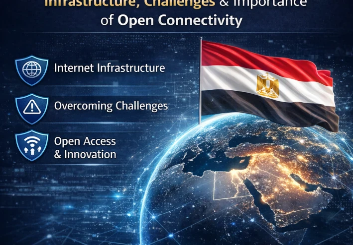 الإنترنت في مصر: البنية التحتية، التحديات، وأهمية الاتصال المفتوح"