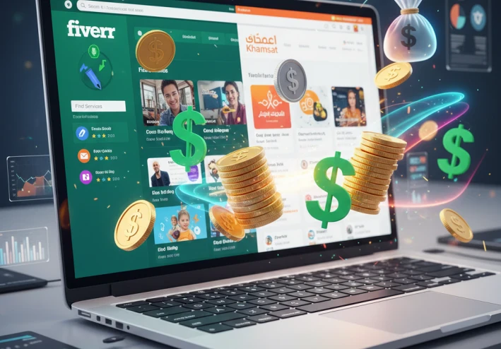 🎨 من الصفر إلى الاحتراف: دليل عملي لتحقيق دخل قوي من التصميم الجرافيكي عبر الإنترنت