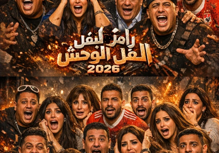قائمة ضيوف رامز ليفل الوحش رمضان 2026 كاملة | نجوم الفن والكرة في أقوى برامج رامز جلال