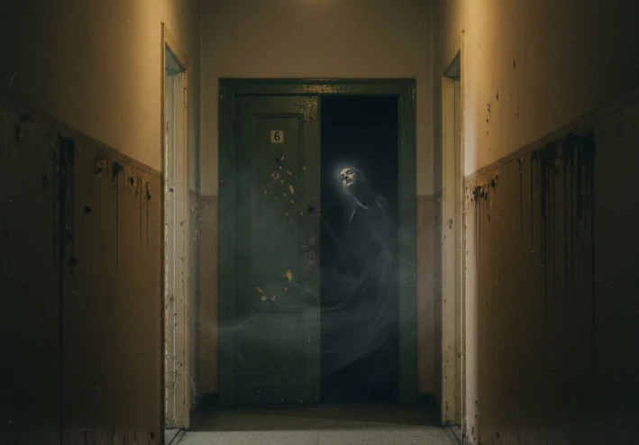 باب الشقة رقم 6