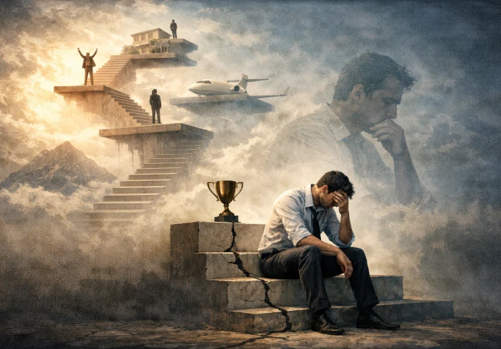 ثقافة التوقعات العالية وأزمة الرضا الداخلي: لماذا لا نشعر بالكفاية رغم النجاح؟