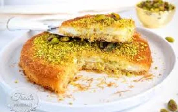 Custard Kunafa Dessert Recipe in 30 Minutes NoBake - No Gelatine
