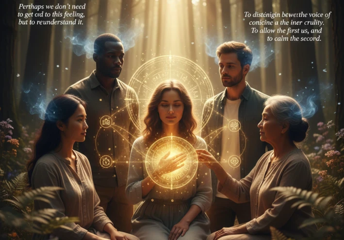 "بين الضمير وجلد الذات: الوجه الخفي للشعور بالذنب"