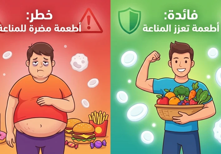 أخطر 7 أطعمة تضعف جهازك المناعي يوميًا وبدائلها الصحية