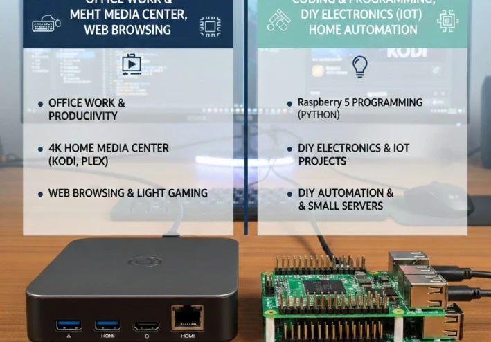 الـ Mini PC و الـ SBC: أيهما يمثل الاستثمار الأنسب لك؟