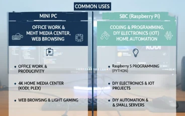 الـ Mini PC و الـ SBC: أيهما يمثل الاستثمار الأنسب لك؟