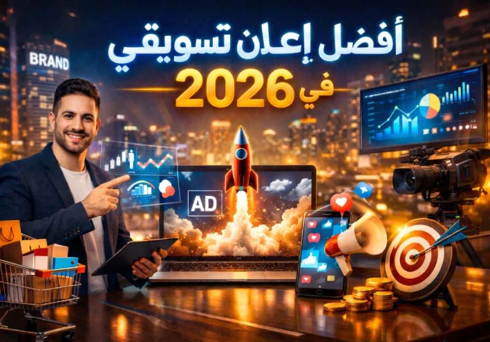 أفضل اعلان تسويقي قوي في 2026 يعزز حضور البراند في السوق