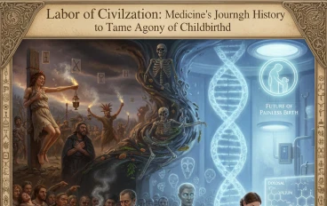 مخاض الحضارة: رحلة الطب عبر التاريخ في تطويع آلام الولادة