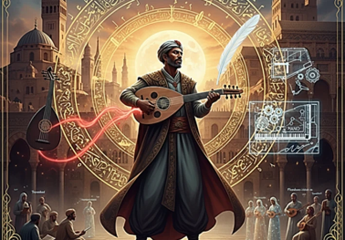 قيثارة الروح وسفير الحضارة: زرياب ومخاض النهضة الموسيقية