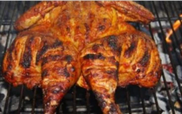 طريقة تحضير  دجاج علي الفحم