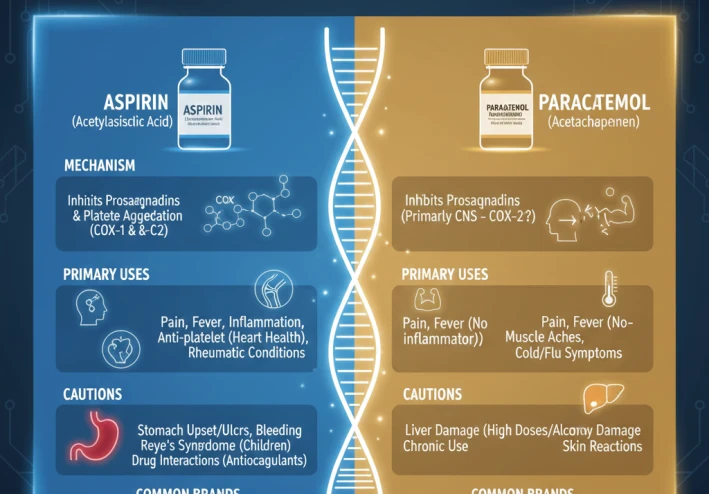 دليل المسكنات غير المخدرة: آليات التسكين، خفض الحرارة، ومحاذير الاستخدام
