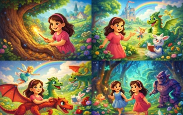 مغامرات ليلى وعصا السحر في عالم الحكايات – قصص أطفال تعليمية قصيرة