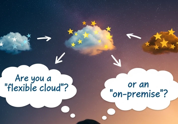 نجوم الحوسبة: هل أنت "سحابة مرنة" (Cloud) أم "كوكب صلب" (On-Premise)؟
