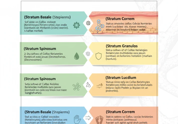 هندسة الغلاف الحيوي: الدليل الشامل لوظائف الجلد وبنيته النسيجية