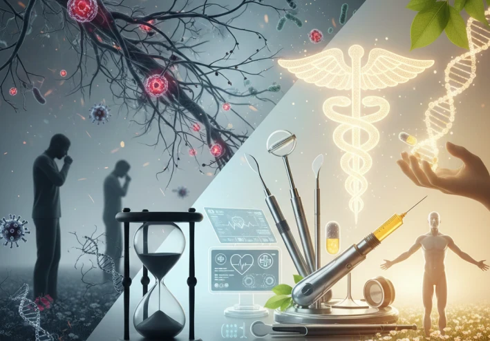 ​"دليل الوعي الصحي: رحلة بين مسببات الأمراض وآفاق العلاج الحديث"