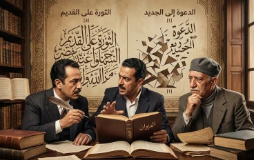 مدرسة الديوان: صراع الريادة وجدلية التجديد الأدبي