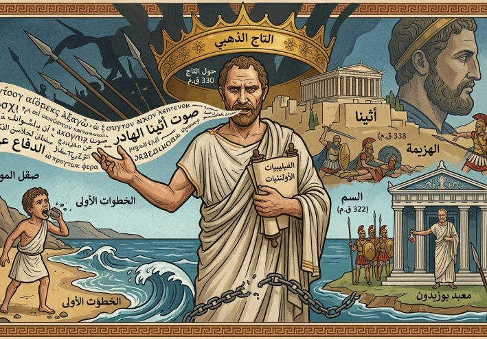 ديموستين: صوت أثينا الهادر وتراجيديا الدفاع عن الحرية