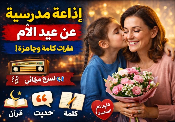 اذاعة مدرسية عن عيد الام