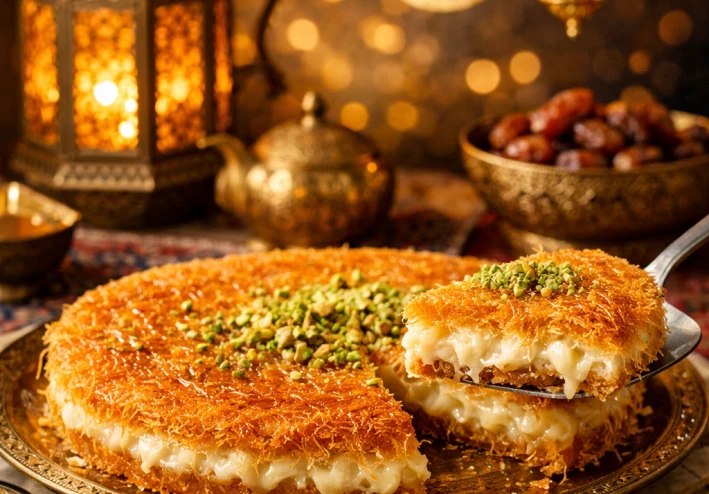 طريقة عمل كنافة بالكريمة بخطوات بسيطة واحترافية