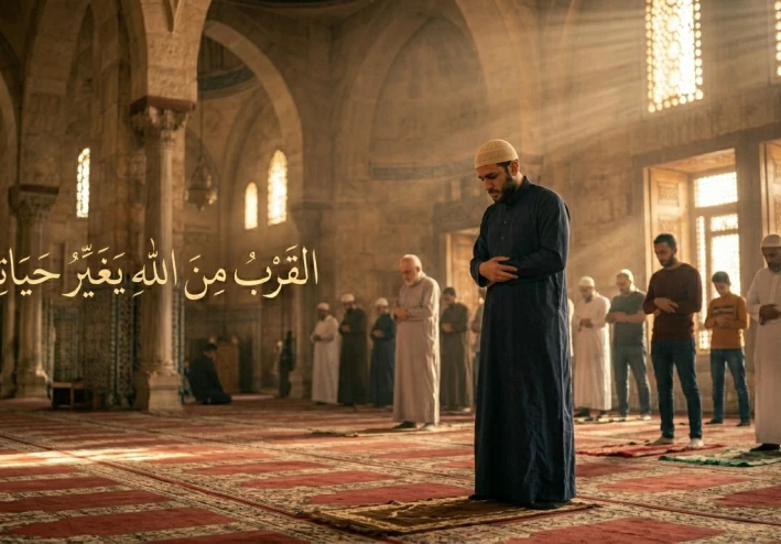 أثر القرب من الله في تغيير حياة المسلم