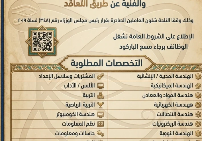 وظائف هيئة الرقابة النووية والإشعاعية 2026 في مصر – التخصصات المطلوبة والشروط وطريقة التقديم بالتفصيل