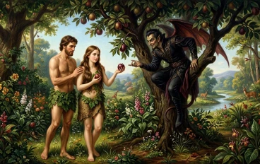 بداية الخلق بين عصية آدم و سوسه ابليس