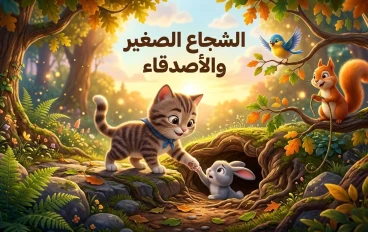 القطة الذكية التي أنقذت أصدقاءها: قصة شجاعة وذكاء لا يُنسى. 