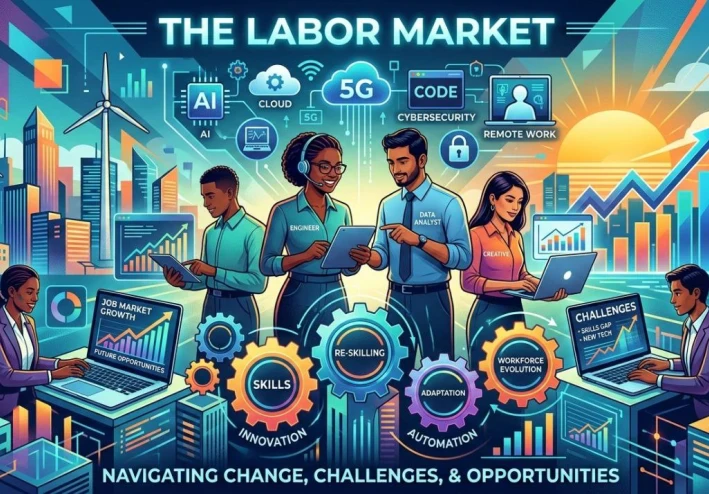 سوق العمل في عصر التحوّلات الكبرى: تحديات الحاضر وفرص المستقبل