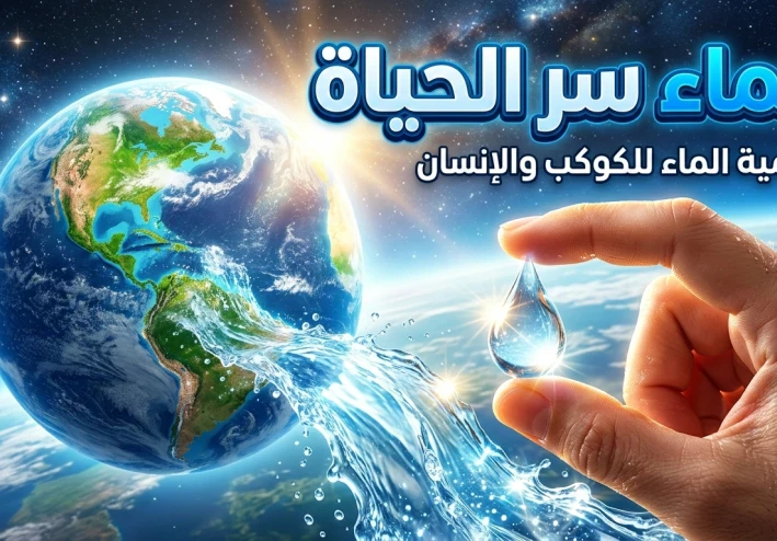 الماء سرّ الحياة وأساس بقاء الإنسان