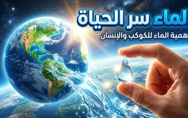 الماء سرّ الحياة وأساس بقاء الإنسان