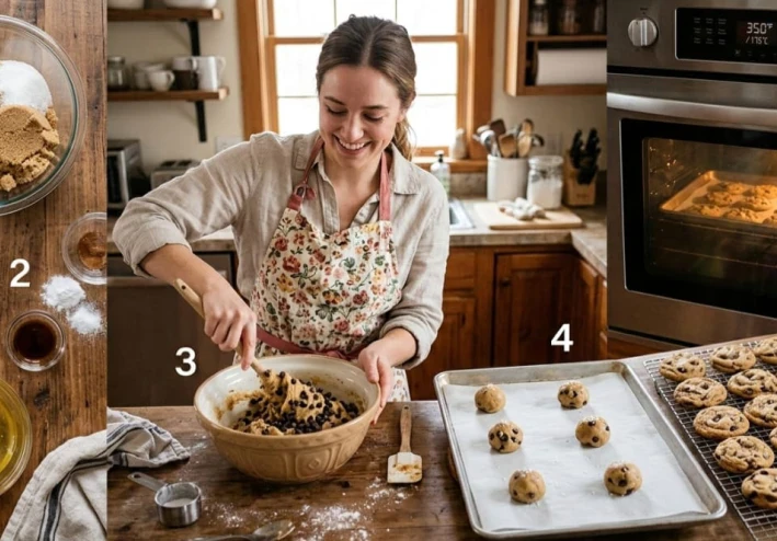 طريقه عمل كوكيز زي المحلات في ١٥ دقيقه فقط