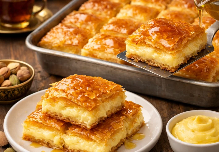 طريقة عمل جلاش بالكاستر: حلى شرقي سهل بمذاق لا يُقاوم